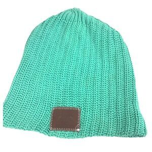 Love Your Melon Green Knit Slouchy Hat